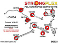 Kit de buisson de polyuréthane suspendu sport