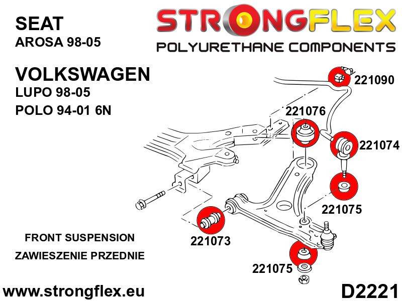 Bras inférieur avant - sport avant-brousse