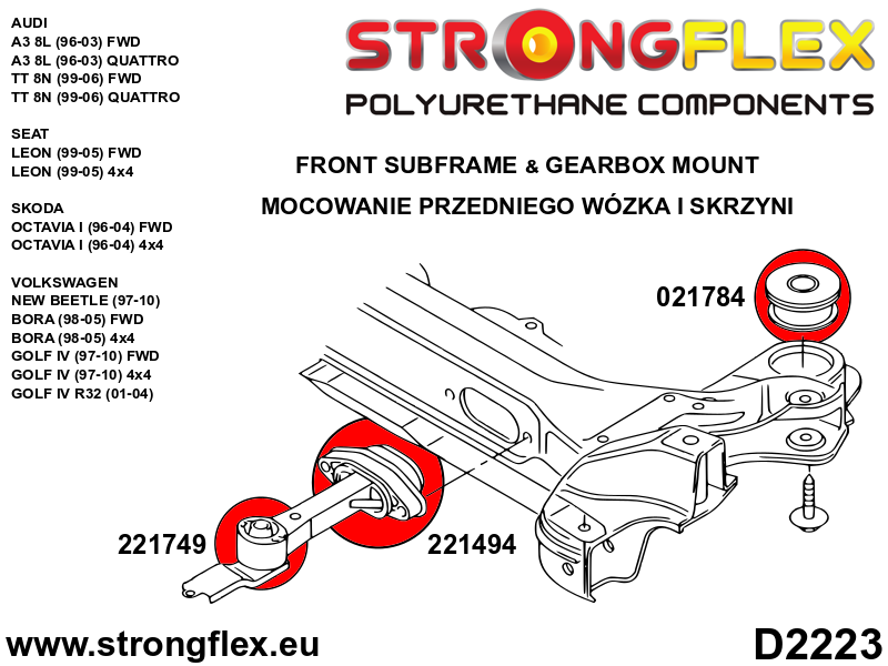 Bush Subframe avant