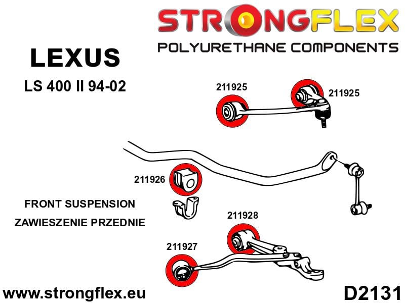 Kit de bush Suspension complet