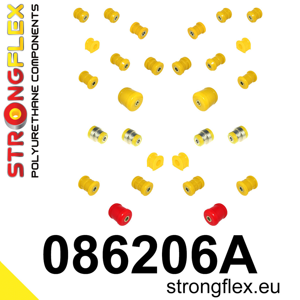 Kit de buisson de polyuréthane suspendu sport