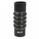 Connexion en flexible Noire de tuyau de silicone 4-bosses 3,125 '' (80mm)