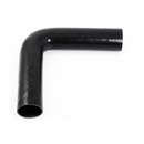 Tuyau de silicone noir 90 degrés longues 0,75 '' (19mm)