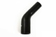 Tuyau de silicone Noir 45 degrés 0,5 - 0,625 '' (13-16mm)