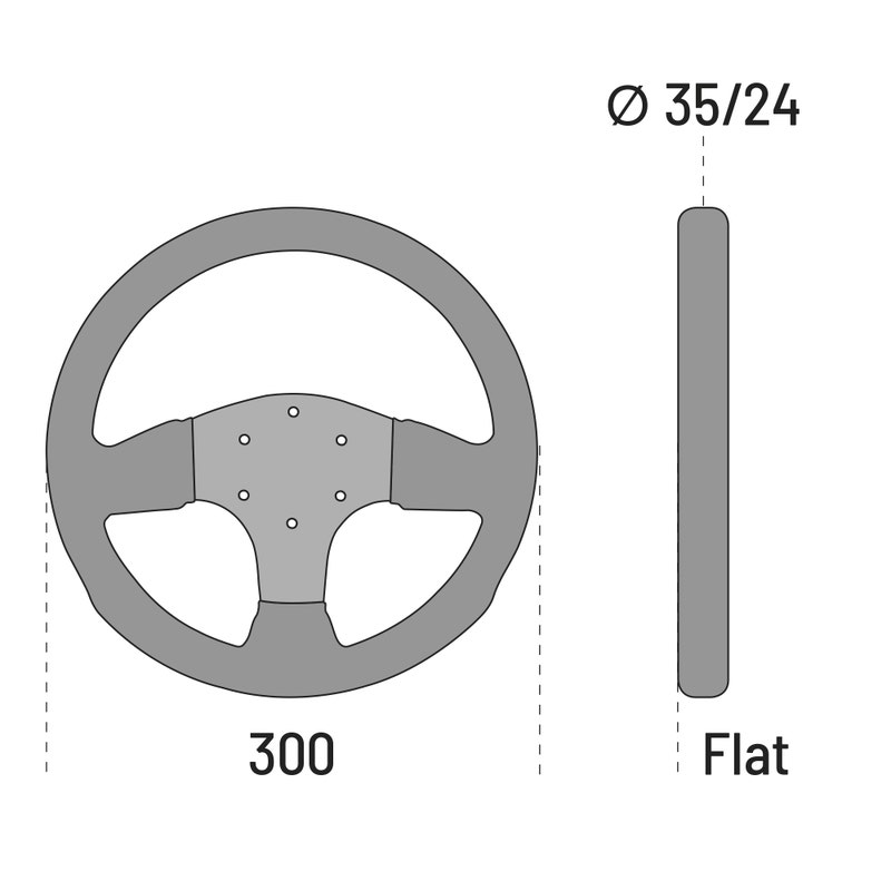 Sparco P300 Volant en daim