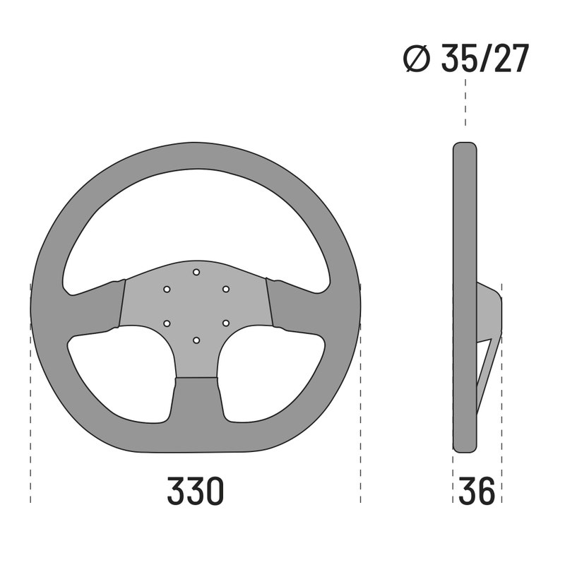 Sparco R353 Volant en daim