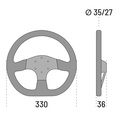Sparco R353 Volant en daim