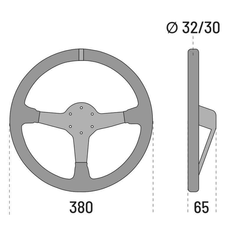 SPARCO R368 Volant en daim