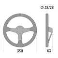 SPARCO R345 Cuir de volant
