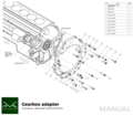 Assiette Adapter Ford Barra
