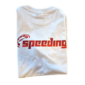 Speeding T-shirt blanc large