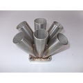 Collecteur de fusion 6cyle en acier inoxydable 321L - T4 twin-entry