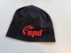 SPD beanie noir-rouge (one-size)