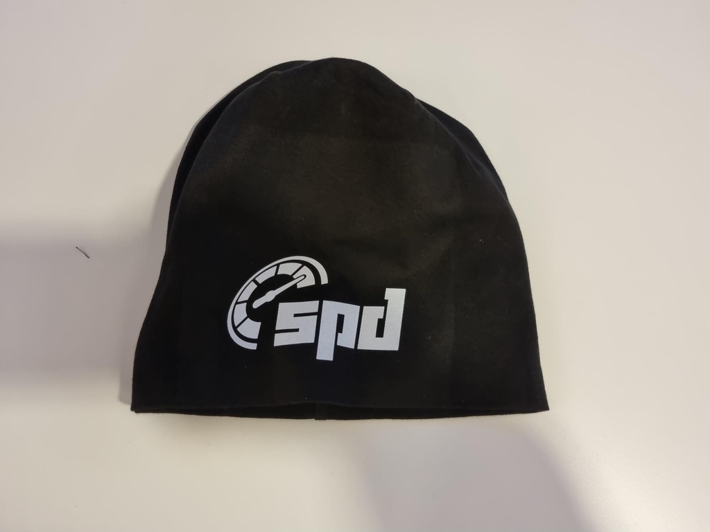 SPD beanie noir-blanc (one-size)