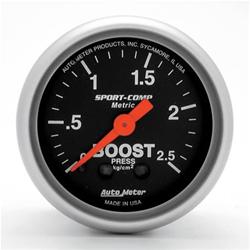 Automètre Sport-Comp boost 0-2,5 bar