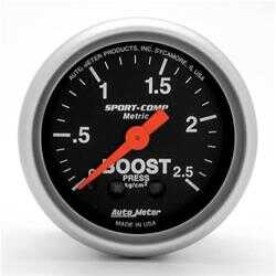 Automètre Sport-Comp boost 0-2,5 bar