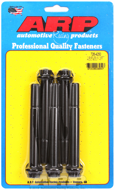 ARP Bolt Kit 1/2-20 x 4.250 Black Oxide 12PT