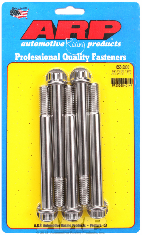 ARP Bolt Kit 1/2-13 x 5.000 SS 12PT