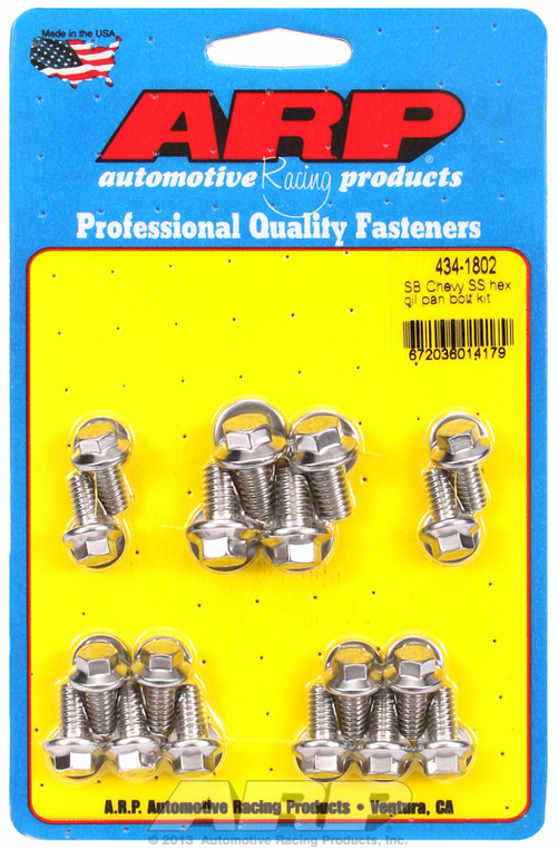 SB Chevy SS hex oil pan bolt kit