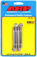 "1.25"" Moroso spacer SS carburetor stud kit"