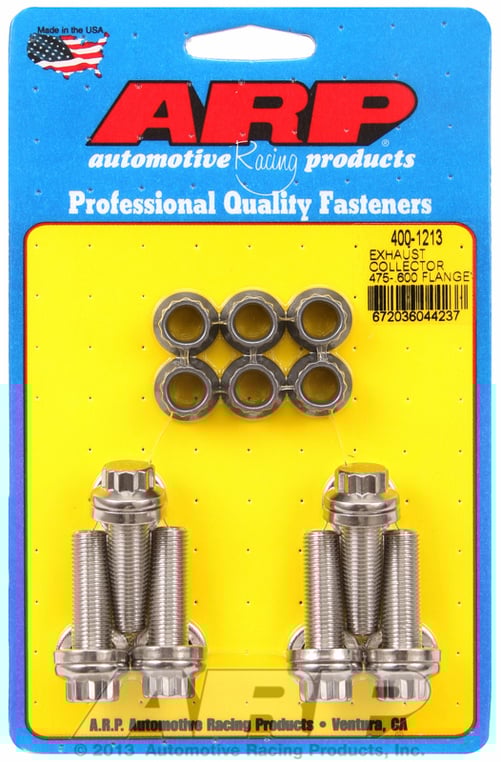 ARP Exhaust Collector Flange Bolt Kit 0.475-0.600"