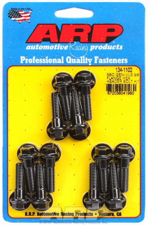 SBC GENIII/LS 3/8 FLANGE HEX HEADER BOLT KIT