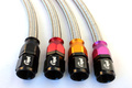 AN6 Tuyau fin de 150 ° PTFE