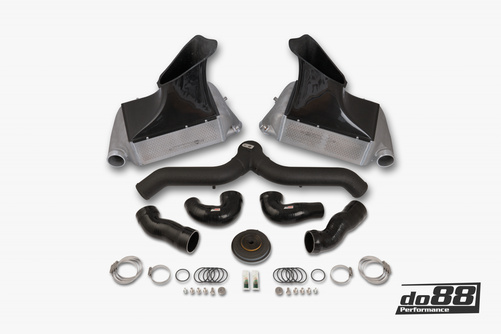 Kit refroidisseur intermédiaire Porsche 911 Turbo (997.1) Tuyau noir