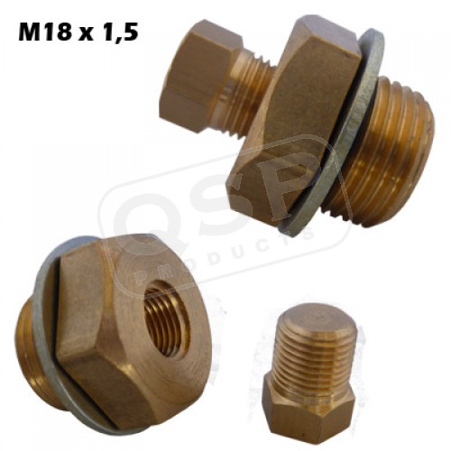 Bouchon de vidange d'huile M16x1.5 - 1/8" NPT