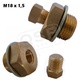 Bouchon de vidange d'huile M16x1.5 - 1/8" NPT