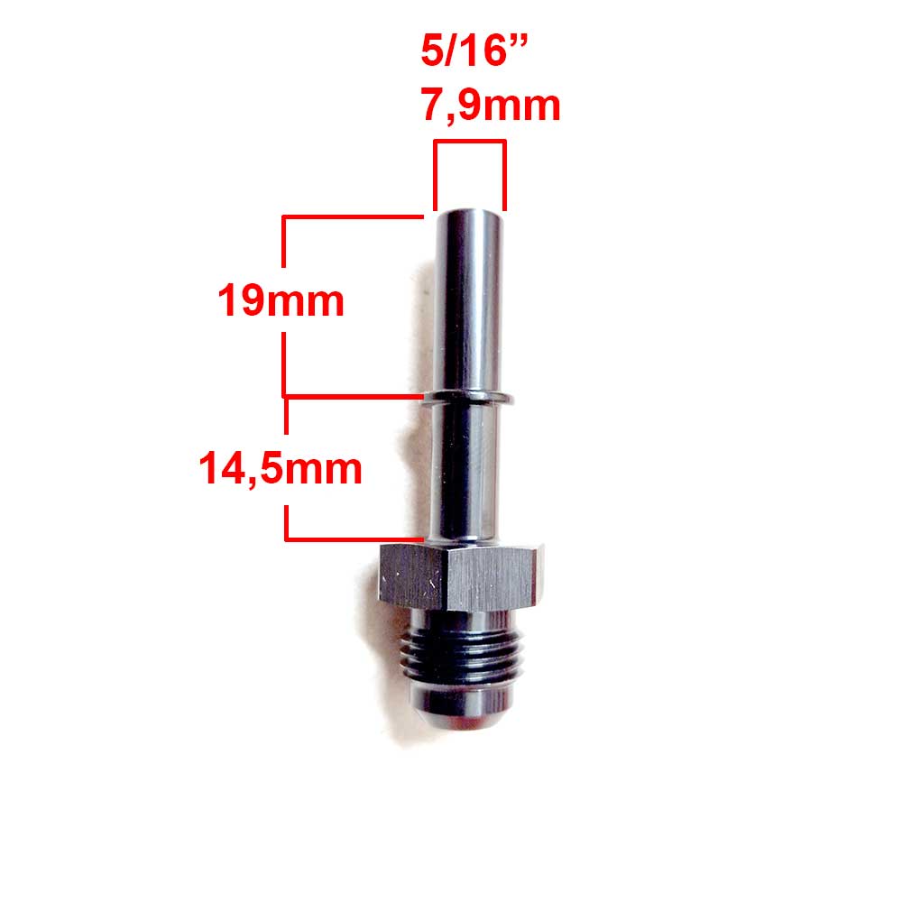 AN6 mâle - connecteur rapide 5/16
