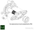 Kit adaptateur Volvo" Blanc" Moteur - BMW ZF GS5-39DZ Boîte de vitesses
