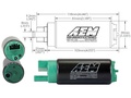 Pompe à essence AEM 320L E85 (dans le réservoir)