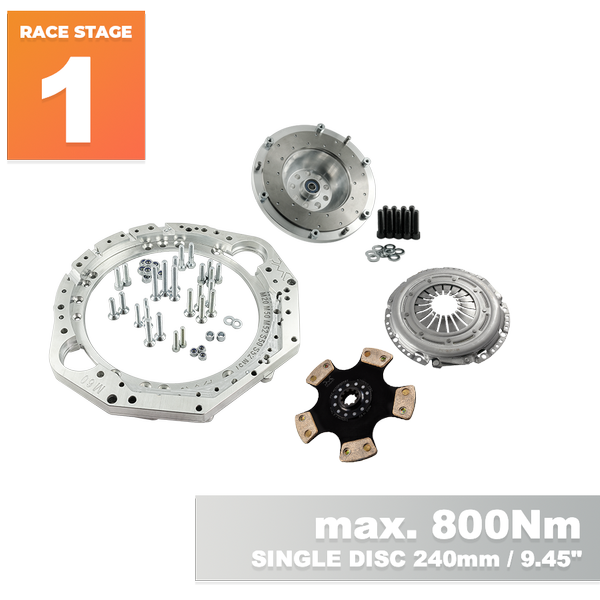 PMC RACE STAGE 1 BMW M60 - BMW M57 / E46 S54 M3 - 240mm / 9.45"