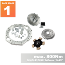 PMC RACE STAGE 1 BMW M60 - BMW M50 S50 M52 S52 M54 - 240mm / 9.45"
