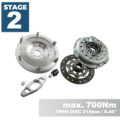 PMC STAGE 2 BMW M50 S50 M52 S52 M54 S54 - BMW N54 - 215mm / 8.46"