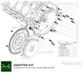 PMC Trousse d'adaptation GM Chevrolet LS - Jaguar Diesel ZF 8HP70 (F)