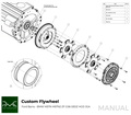 PMC RACE STAGE Ford Barra - BMW M57N HGD JGA - 240mm / 9.45"