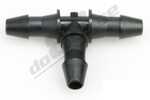 T-connector plastic vacuum hose fittings