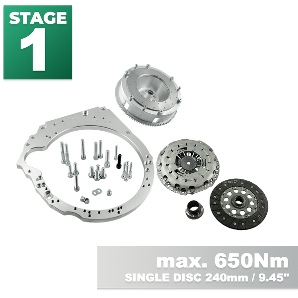 PMC STAGE 1 Honda K - BMW M57 / E46 S54 M3 - 240mm / 9.45"