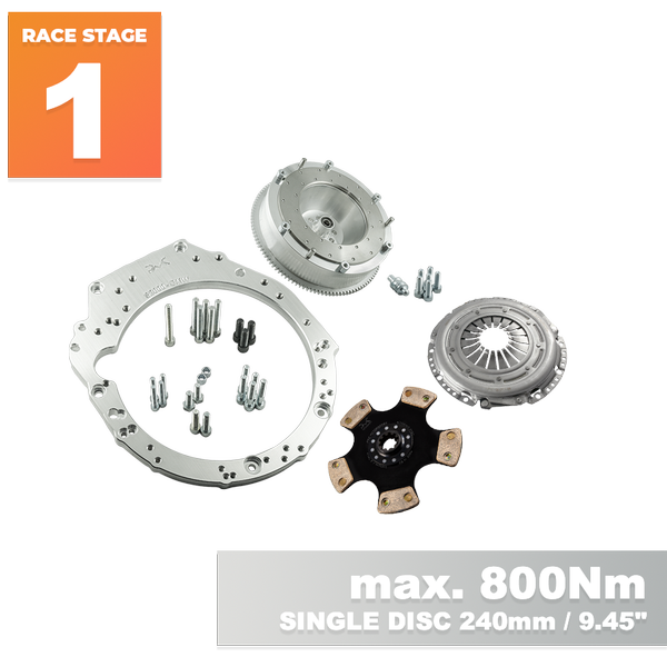PMC RACE STAGE 1 Honda S2000 - BMW M50 S50 M52 S52 M54 - 240mm / 9.45"