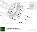 PMC Trousse d'adaptation Mercedes-Benz M112 M113 - BMW M57N HGD JGA - 240mm / 9.45"