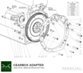 PMC Trousse d'adaptation Volvo T - BMW DCT DKG Getrag GS7D36SG Inline-six