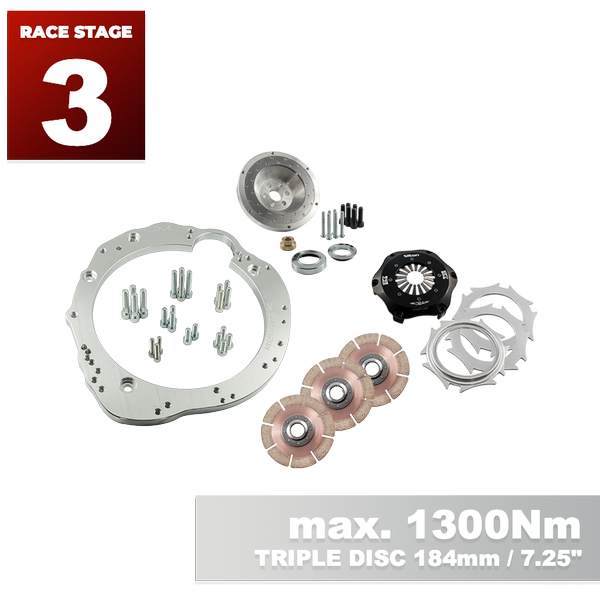 PMC RACE STAGE 3 Nissan RB - Nissan 350Z Z33 370Z Z34 - 184mm / 7.25" (P)