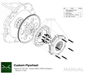 PMC Trousse d'adaptation Toyota JZ 1JZ 2JZ - Nissan 350Z Z33 370Z Z34 CD009 - 184mm / 7.25"