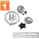 PMC RACE STAGE 1 Toyota JZ - BMW M57N HGU HGK / N54 - 240mm / 9.45"