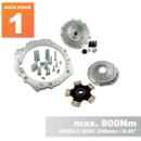PMC RACE STAGE 1 Toyota JZ - BMW M57N HGU HGK / N54 - 240mm / 9.45"