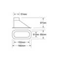 Inlet 51mm Noir