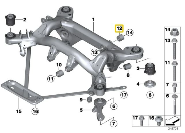 IRP Bague de différentiel Aluminium BMW E46 M3