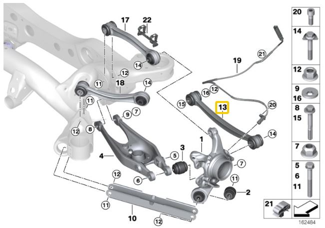 IRP Barre De Direction Arrière BMW E8x M1, E9x M3 (Ver. 1)
